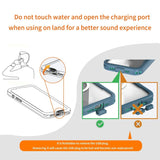 iPhone 16 Vandtæt Håndværker Plastik Cover m. Skærmbeskyttelse og Strop - MagSafe Kompatibel - Gennemsigtig / Sort