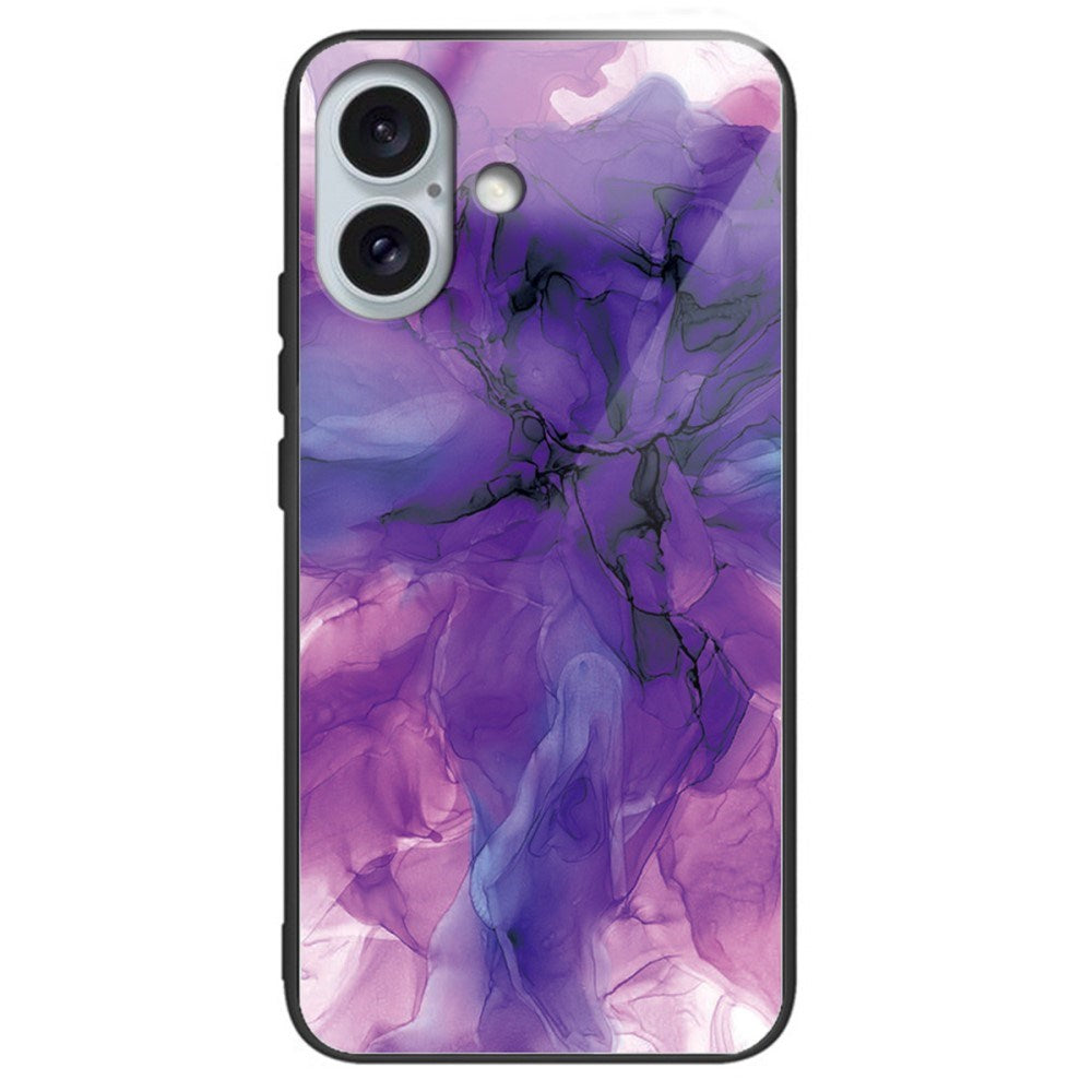 EIDERWOOD iPhone 16 Plastik Bagside Cover m. Glasbagside - Lilla Sky