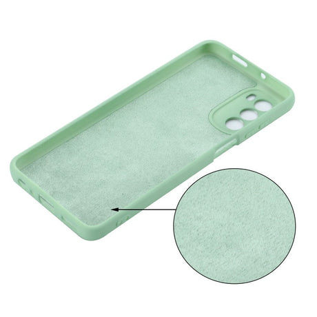 Motorola Moto G62 Liquid Silikone Bagside Cover m. Strop - Grøn