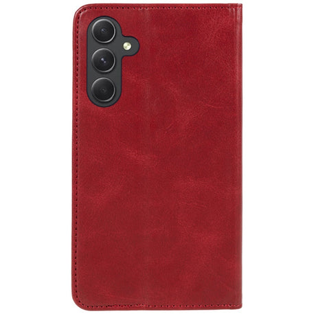 EIDERWOOD Samsung Galaxy A16 (4G/5G) Flip Cover m. Pung - Kunst Læder - Rød