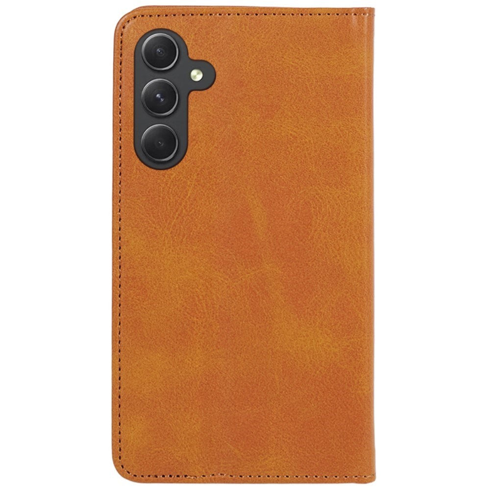 EIDERWOOD Samsung Galaxy A16 (4G/5G) Flip Cover m. Pung - Kunst Læder - Lysebrun