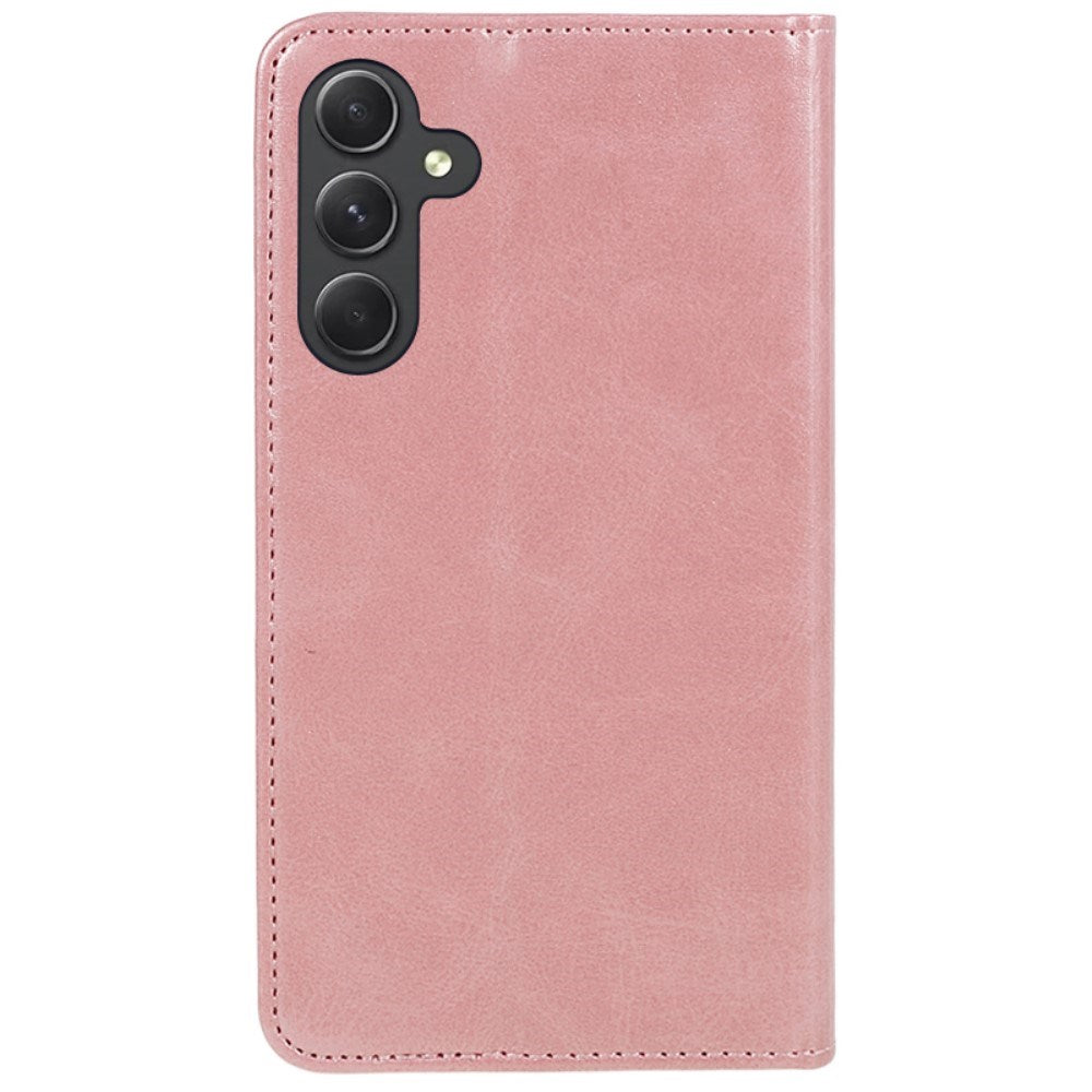 EIDERWOOD Samsung Galaxy A16 (4G/5G) Flip Cover m. Pung - Kunst Læder - Rose Gold