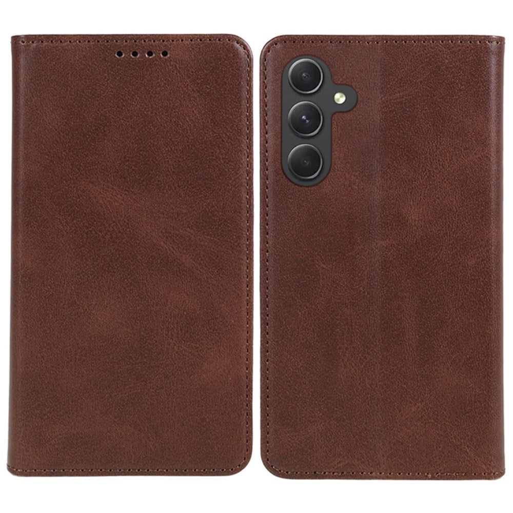 EIDERWOOD Samsung Galaxy A16 (4G/5G) Flip Cover m. Pung - Kunst Læder - Brun