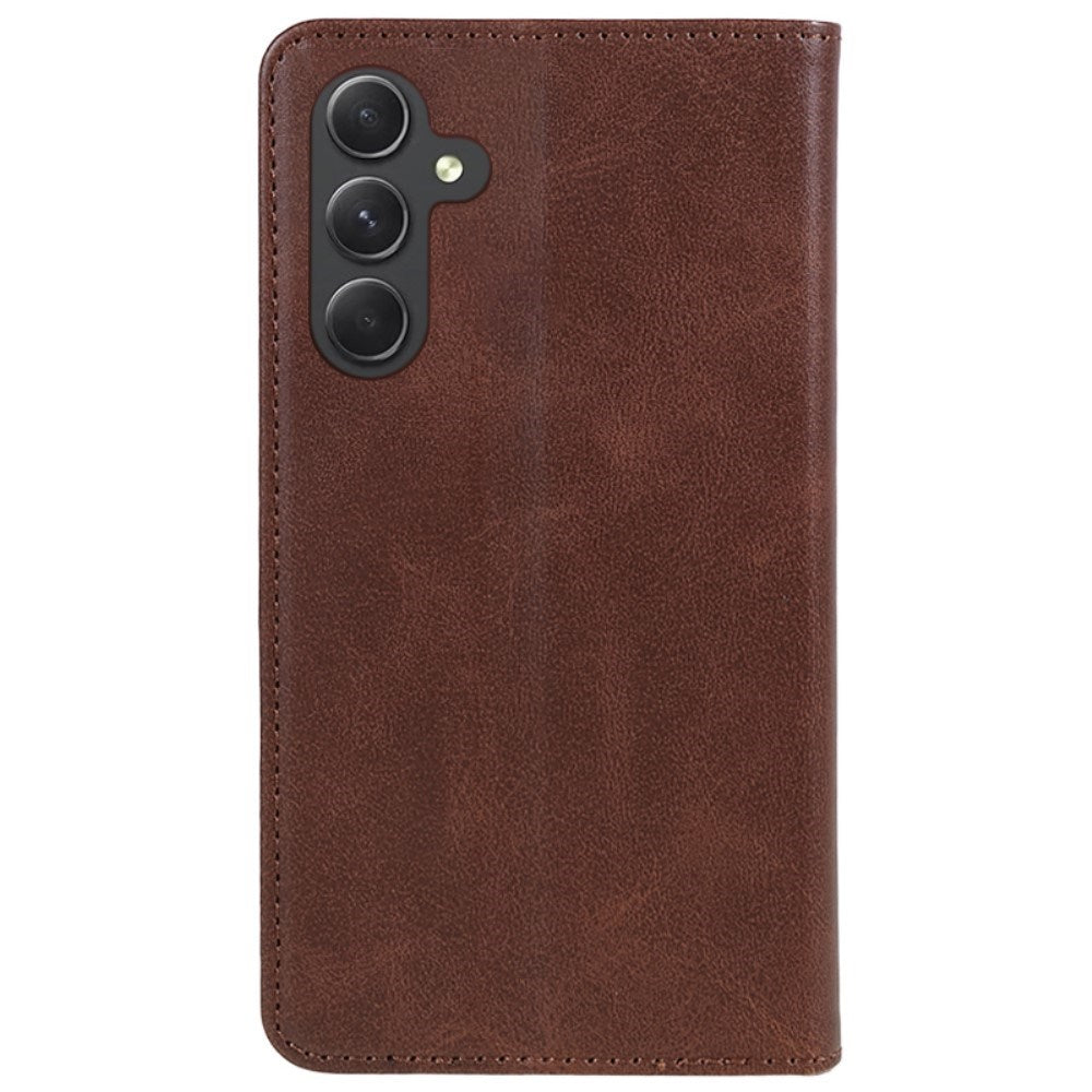 EIDERWOOD Samsung Galaxy A16 (4G/5G) Flip Cover m. Pung - Kunst Læder - Brun