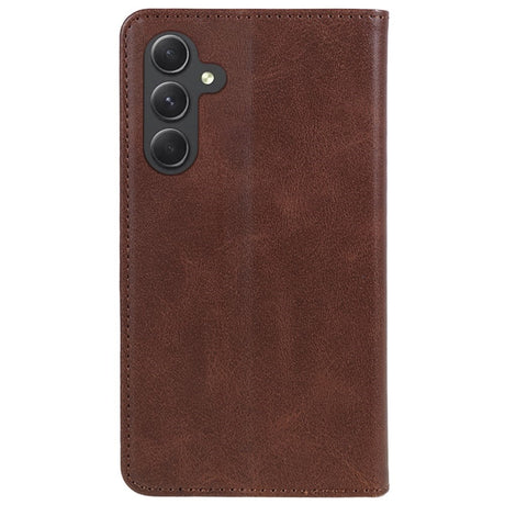 EIDERWOOD Samsung Galaxy A16 (4G/5G) Flip Cover m. Pung - Kunst Læder - Brun