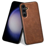 EIDERWOOD Samsung Galaxy A16 Kunstlæder Bagside Cover m. Fleksibel Plastik Kanter - Brun