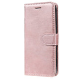Samsung Galaxy A16 (4G/5G) PU Læder Flip Cover m. Pung og Strop - Rose Gold