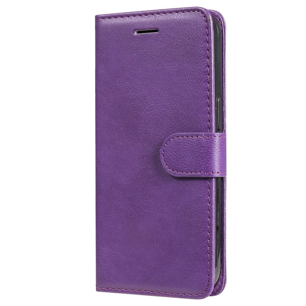 Samsung Galaxy A16 (4G/5G) PU Læder Flip Cover m. Pung og Strop - Lilla