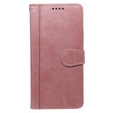 EIDERWOOD iPhone 16 Pro Læder Flip Cover m. Ståfunktion & Pung - Rose Gold