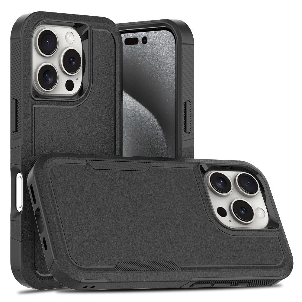 EIDERWOOD iPhone 16 Pro Hybrid Bagside Cover - Sort