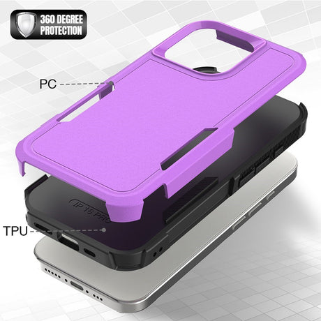 EIDERWOOD iPhone 16 Pro Hybrid Bagside Cover - Lilla