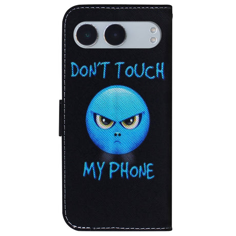 EIDERWOOD OnePlus Nord 4 (5G) Læder Flip Cover m. Pung & Print - "Don't Touch My Phone"