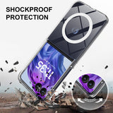 EIDERWOOD Motorola Razr 50 Ultra 5G MagSafe Kompatibel Fleksibel Plastik Cover Shockproof   - Gennemsigtig