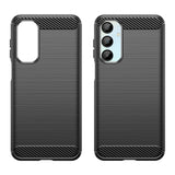 EIDERWOOD Samsung Galaxy A16 (4G/5G) Brushed Carbon Plastik Bagside Cover - Sort