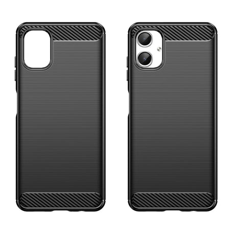 EIDERWOOD Samsung Galaxy A06 Brushed Carbon Plastik Bagside Cover - Sort