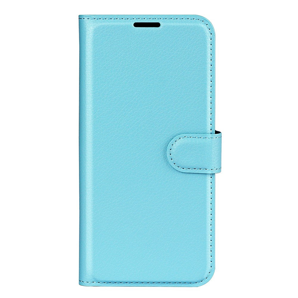 EIDERWOOD Samsung Galaxy A06 Litchi Læder Flip Cover inkl. Kortholder - Blå