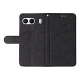 OnePlus Nord 4 - EIDERWOOD Mønstret Læder Cover m. Pung & Strop - Sort