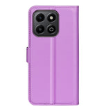 Honor X6b - EIDERWOOD Kunstlæder Flip Cover m. Kortholder & Ståfunktion - Lilla