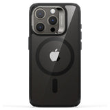 iPhone 16 Pro ESR Kickstand Hybrid Bagside Cover - MagSafe Kompatibel - Gennemsigtig / Sort
