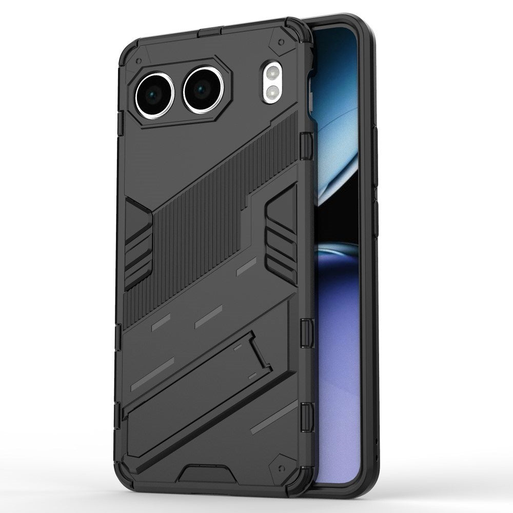 EIDERWOOD OnePlus Nord 4 (5G) Hybrid Håndværker Bagside Cover m. Kickstand - Sort