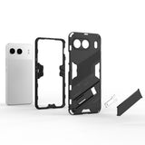 EIDERWOOD OnePlus Nord 4 (5G) Hybrid Håndværker Bagside Cover m. Kickstand - Rød