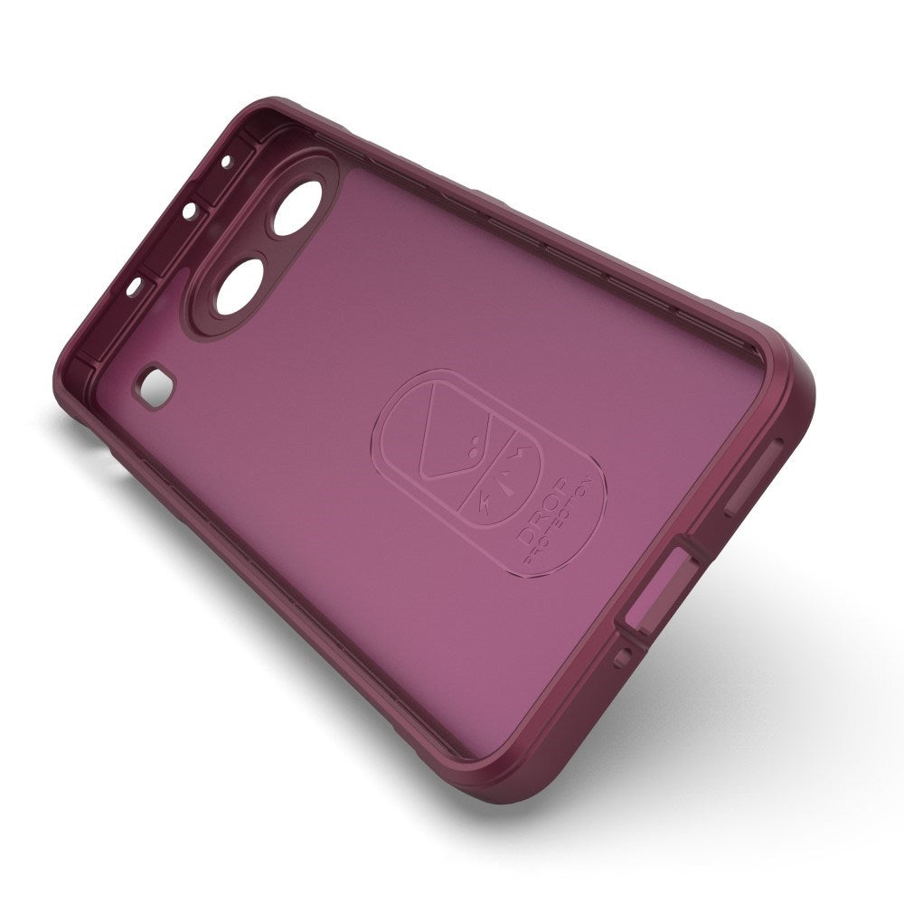 EIDERWOOD OnePlus Nord 4 (5G) Fleksibelt Plastik Bagside Cover - Mørkerød