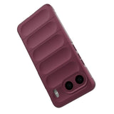 EIDERWOOD OnePlus Nord 4 (5G) Fleksibelt Plastik Bagside Cover - Mørkerød