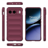 EIDERWOOD OnePlus Nord 4 (5G) Fleksibelt Plastik Bagside Cover - Mørkerød