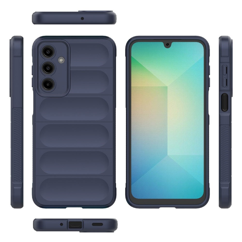 EIDERWOOD Samsung Galaxy A16 (4G/5G) Fleksibelt Plastik Bagside Cover - Mørkeblå