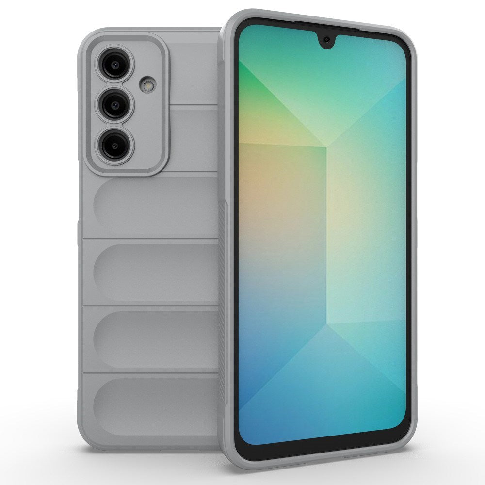 EIDERWOOD Samsung Galaxy A16 (4G/5G) Fleksibelt Plastik Bagside Cover - Lysegrå