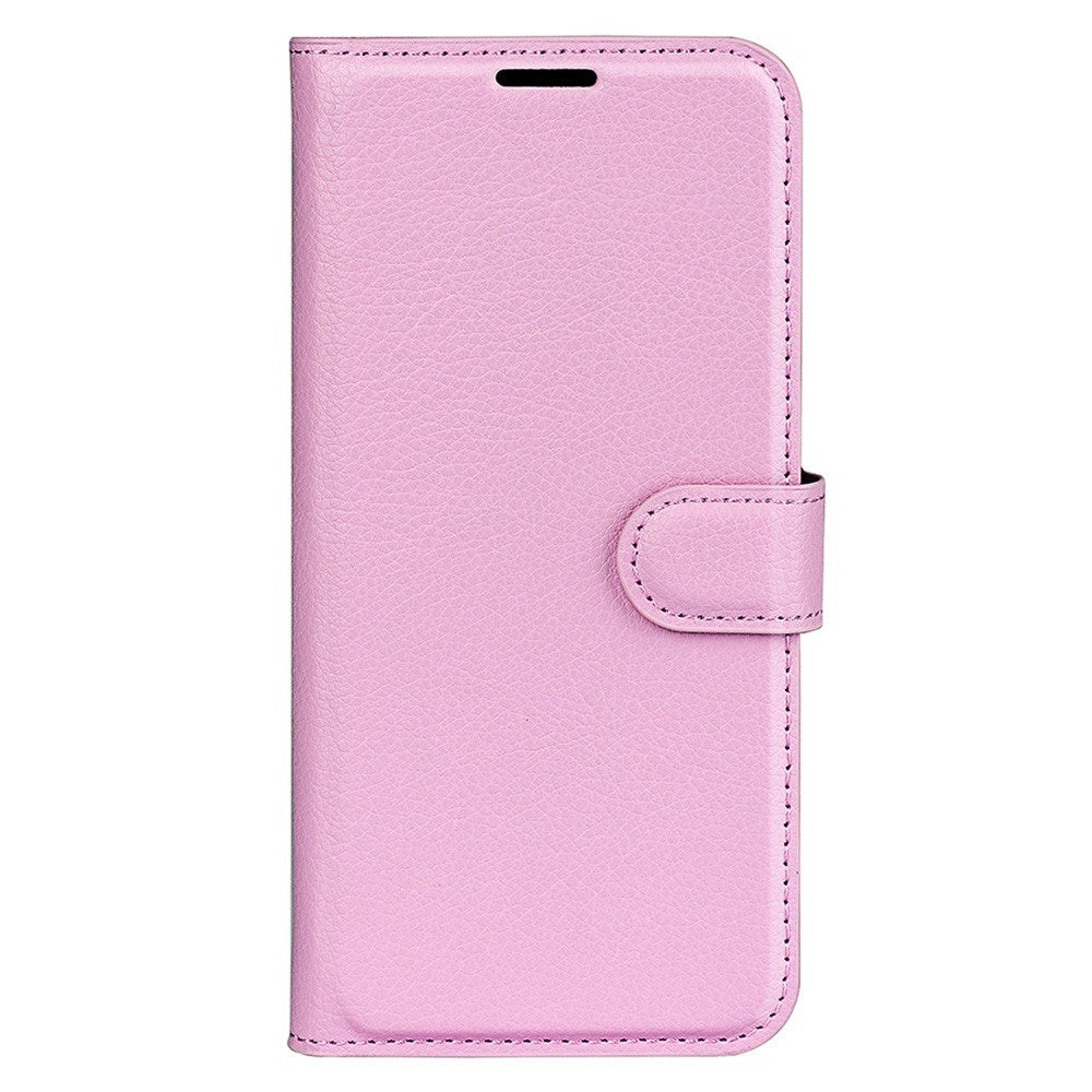 EIDERWOOD Xiaomi 14T Pro Litchi Læder Flip Cover m. Pung - Lyserød