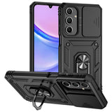 EIDERWOOD Samsung Galaxy A16 (4G/5G) Håndværker Bagside Cover m. Magnetisk Kickstand & Cam Slider - Sort