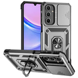 EIDERWOOD Samsung Galaxy A16 (4G/5G) Håndværker Bagside Cover m. Magnetisk Kickstand & Cam Slider - Sølv