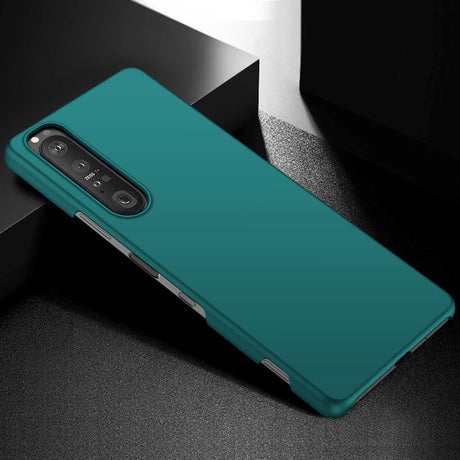 Sony Xperia 1 IV Ultra Slim Bagsidecover - Modstandsdygtig mod Ridser - Grøn