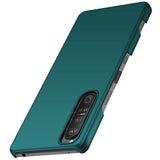 Sony Xperia 1 IV Ultra Slim Bagsidecover - Modstandsdygtig mod Ridser - Grøn