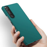 Sony Xperia 1 IV Ultra Slim Bagsidecover - Modstandsdygtig mod Ridser - Grøn