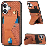 EIDERWOOD iPhone 16 Plus K-Formet Hybrid Mobil Cover - Orange