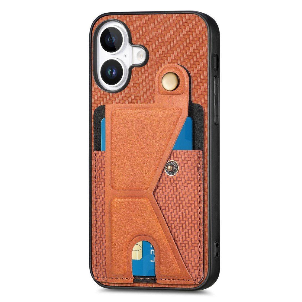 EIDERWOOD iPhone 16 Plus K-Formet Hybrid Mobil Cover - Orange