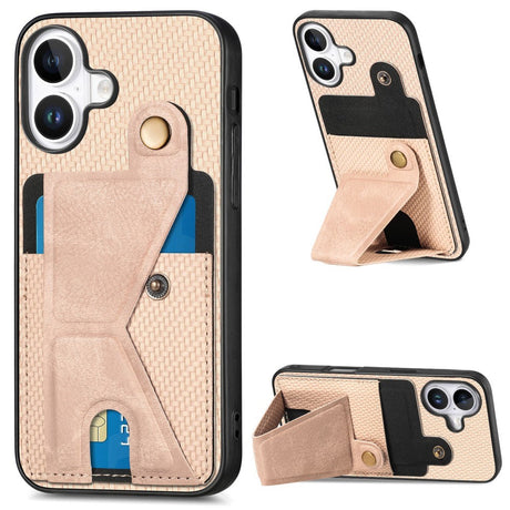 EIDERWOOD iPhone 16 Plus K-Formet Hybrid Mobil Cover - Rose Gold