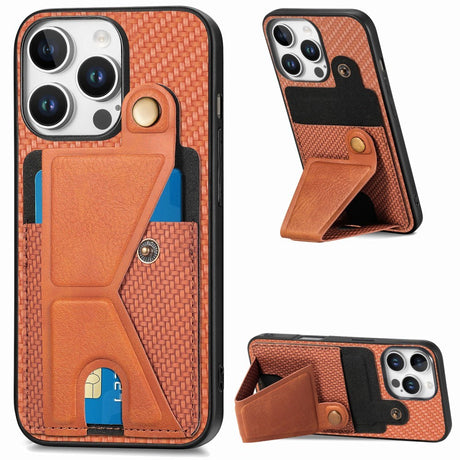 EIDERWOOD iPhone 16 Pro K-Formet Hybrid Mobil Cover - Orange