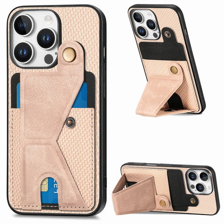 EIDERWOOD iPhone 16 Pro K-Formet Hybrid Mobil Cover - Rose Gold