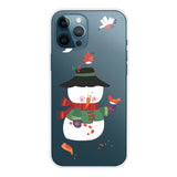 EIDERWOOD iPhone 16 Pro Max Fleksibelt Plast Bagside Julecover - Merry Christmas - Snemand