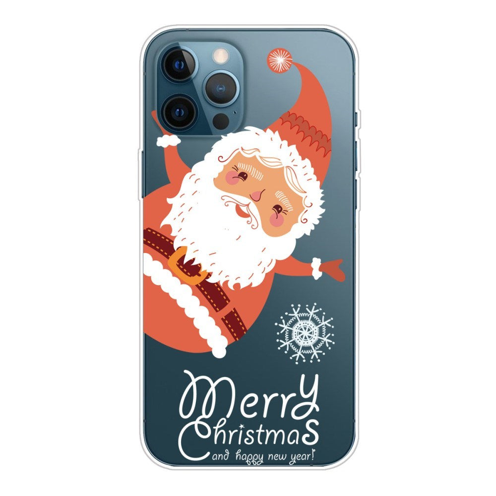 EIDERWOOD iPhone 16 Pro Max Fleksibelt Plast Bagside Julecover - Merry Christmas - Julemand