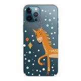 EIDERWOOD iPhone 16 Pro Max Fleksibelt Plast Bagside Julecover - Merry Christmas - Jule Rensdyr