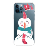 EIDERWOOD iPhone 16 Pro Max Fleksibelt Plast Bagside Julecover - Merry Christmas - Snemand Strikker Julesok