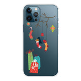 EIDERWOOD iPhone 16 Pro Max Fleksibelt Plast Bagside Julecover - Merry Christmas - Julesokker & Julegaver