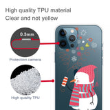 EIDERWOOD iPhone 16 Pro Max Fleksibelt Plast Bagside Julecover - Merry Christmas - Festlig Snemand