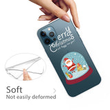 EIDERWOOD iPhone 16 Pro Max Fleksibelt Plast Bagside Julecover - Merry Christmas - Snekugle m. Julemand