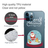 EIDERWOOD iPhone 16 Pro Max Fleksibelt Plast Bagside Julecover - Merry Christmas - Snekugle m. Julemand