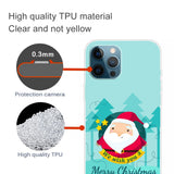 EIDERWOOD iPhone 16 Pro Max Fleksibelt Plast Bagside Julecover - Merry Christmas - Tegneserie Julemand